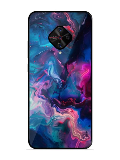 Cosmic Swirl Glossy Soft Edge Case for Vivo S1 Pro Chachhi