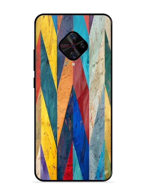 Abstract Tapestry Glossy Soft Edge Case for Vivo S1 Pro