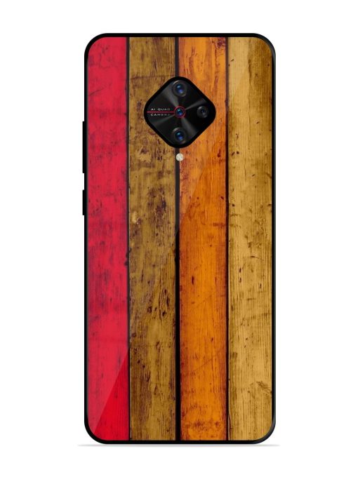 Colorful Woodgrain Glossy Soft Edge Case for Vivo S1 Pro Chachhi