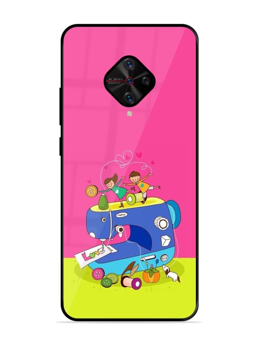 Sew Cute Glossy Soft Edge Case for Vivo S1 Pro Chachhi