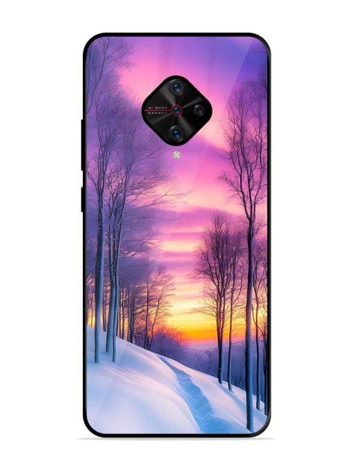 Winter'S Purple Haze Glossy Soft Edge Case for Vivo S1 Pro Chachhi