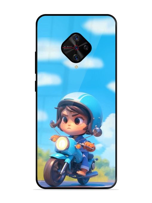 Little Rider Glossy Soft Edge Case for Vivo S1 Pro Chachhi