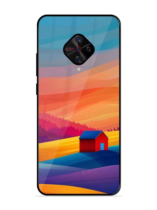 Sunset Solitude Glossy Soft Edge Case for Vivo S1 Pro Chachhi