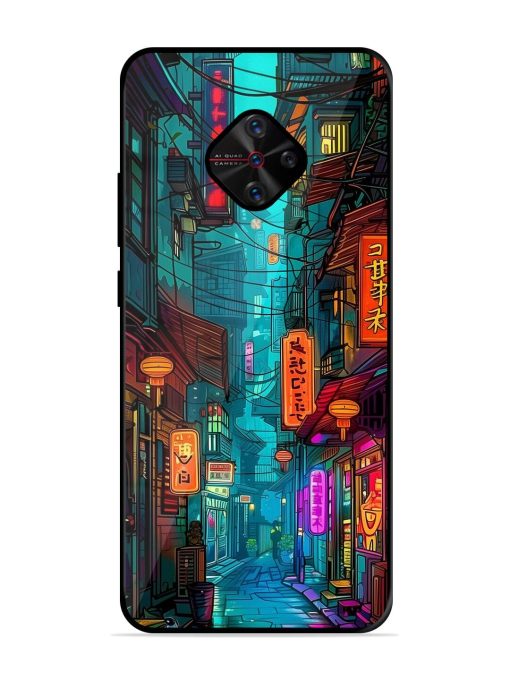 Neon Nightscape Glossy Soft Edge Case for Vivo S1 Pro Chachhi