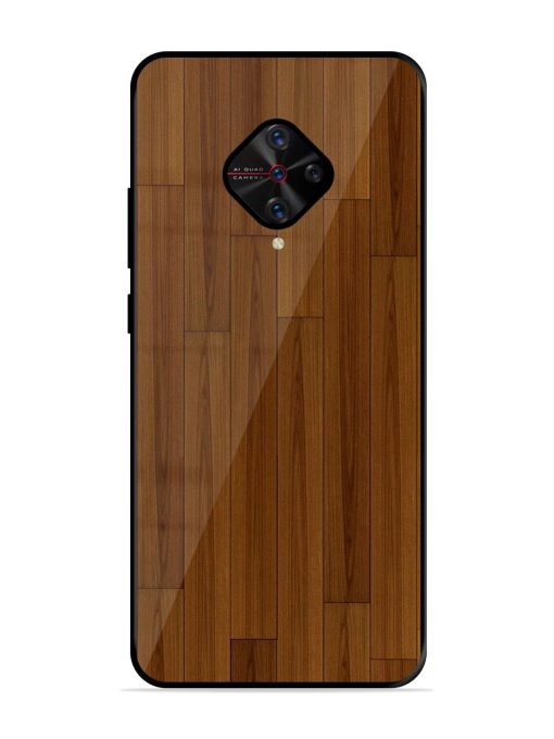 Warm Woodgrain Glossy Soft Edge Case for Vivo S1 Pro Chachhi