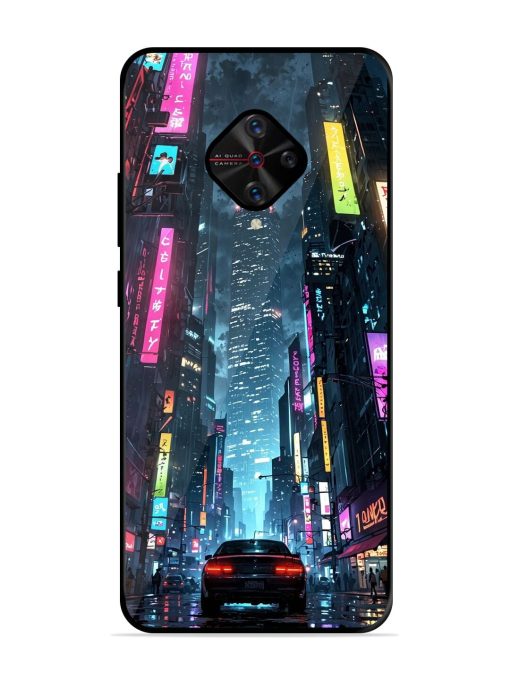 Neon Nightscape Glossy Soft Edge Case for Vivo S1 Pro Chachhi