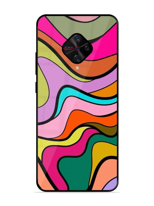 Wavy Wonder Glossy Soft Edge Case for Vivo S1 Pro Chachhi