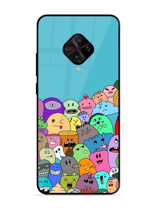 Monster Mash Glossy Soft Edge Case for Vivo S1 Pro Chachhi