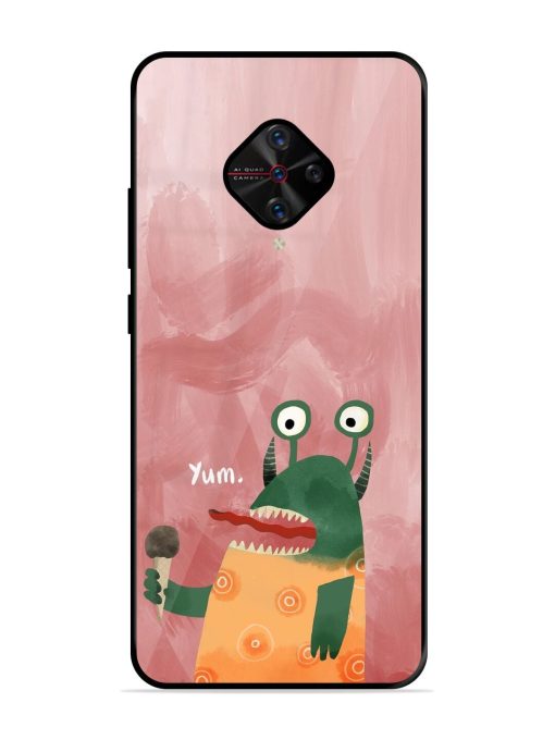 Hungry Monster Glossy Soft Edge Case for Vivo S1 Pro Chachhi