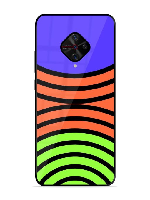 Psychedelic Stripe Symphony Glossy Soft Edge Case for Vivo S1 Pro Chachhi