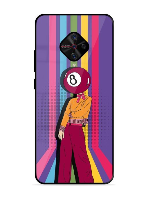 Eight Ball Fashionista Glossy Soft Edge Case for Vivo S1 Pro