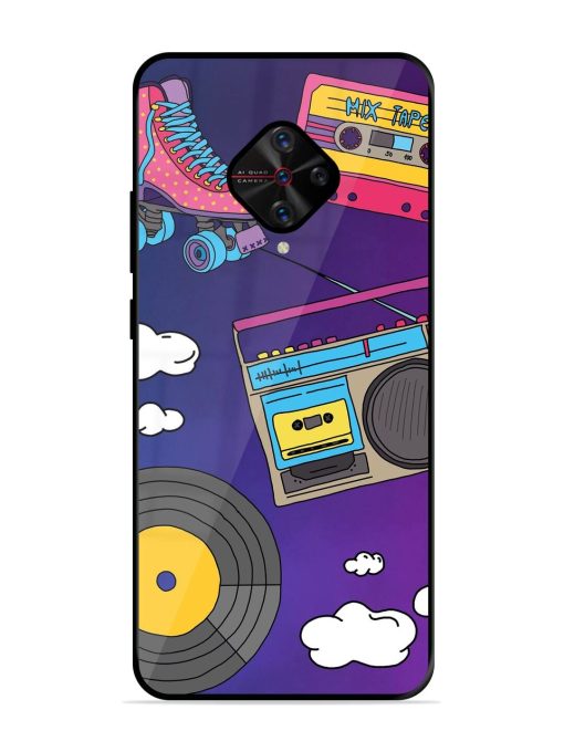 Retro Vibes Glossy Soft Edge Case for Vivo S1 Pro Chachhi