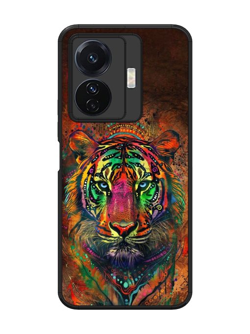 Cosmic Tiger Glossy Soft Edge Case for Vivo T1 Pro (5G) Chachhi