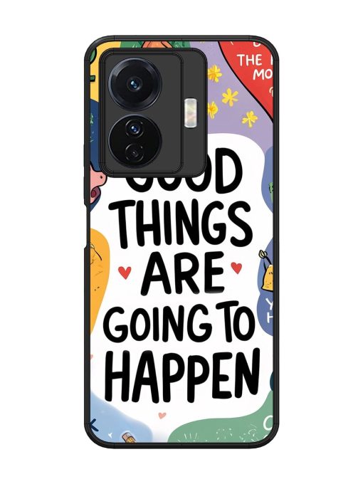 Uplifting Scribbles Glossy Soft Edge Case for Vivo T1 Pro (5G) Chachhi