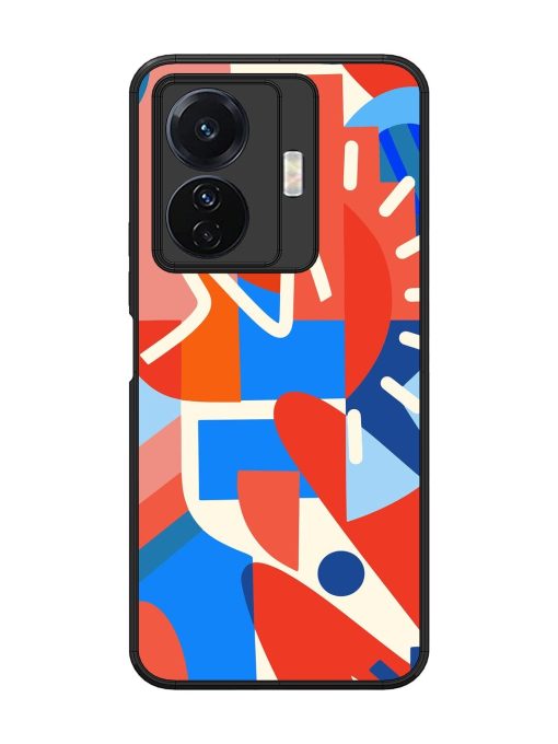 Abstract Harmony Glossy Soft Edge Case for Vivo T1 Pro (5G) Chachhi