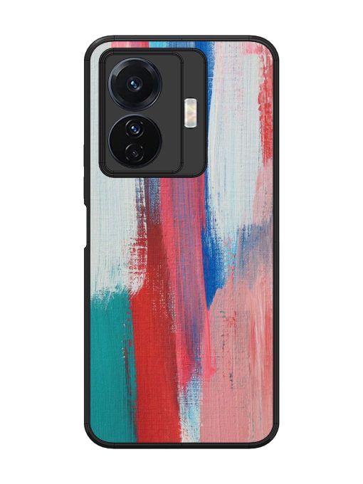 Colorful Chaos Glossy Soft Edge Case for Vivo T1 Pro (5G) Chachhi