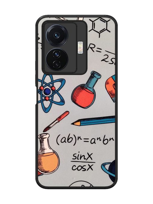 Science Doodle Glossy Soft Edge Case for Vivo T1 Pro (5G) Chachhi