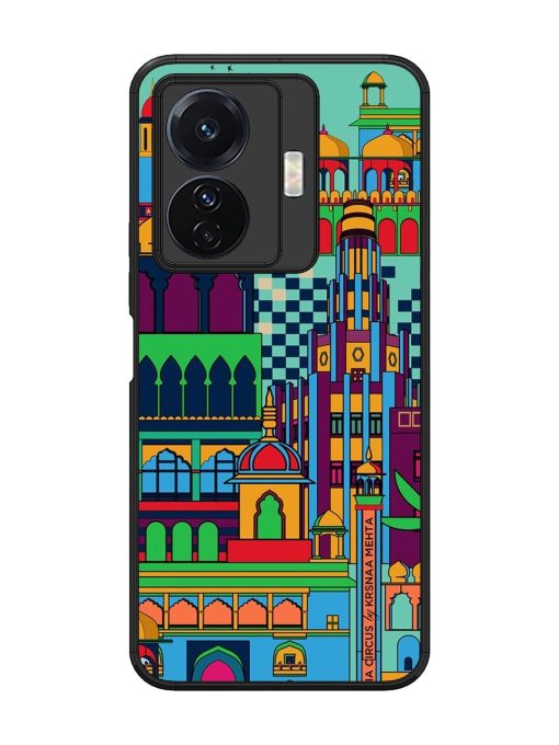 Indian Tapestry Glossy Soft Edge Case for Vivo T1 Pro (5G) Chachhi