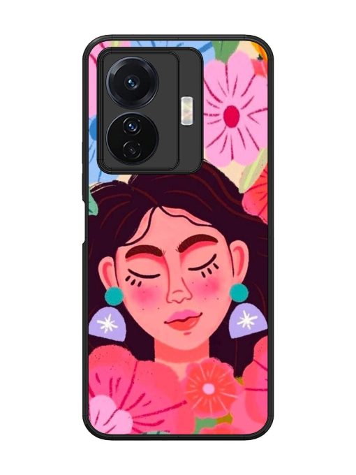 Blooming Serenity Glossy Soft Edge Case for Vivo T1 Pro (5G) Chachhi