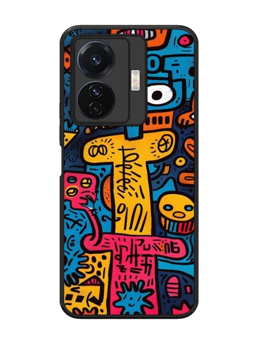 Doodletopia Glossy Soft Edge Case for Vivo T1 Pro (5G)