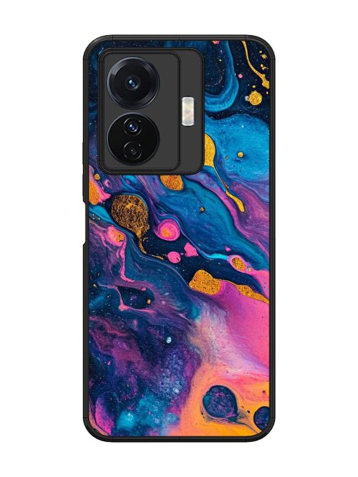 Cosmic Swirl Glossy Soft Edge Case for Vivo T1 Pro (5G) Chachhi