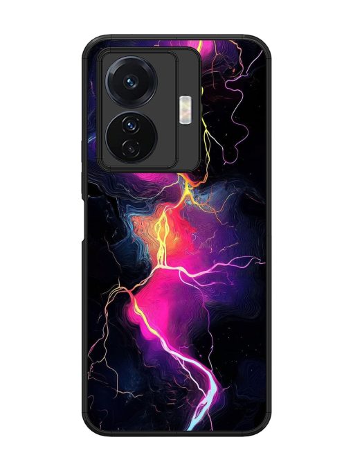 Electric Dreams Glossy Soft Edge Case for Vivo T1 Pro (5G) Chachhi