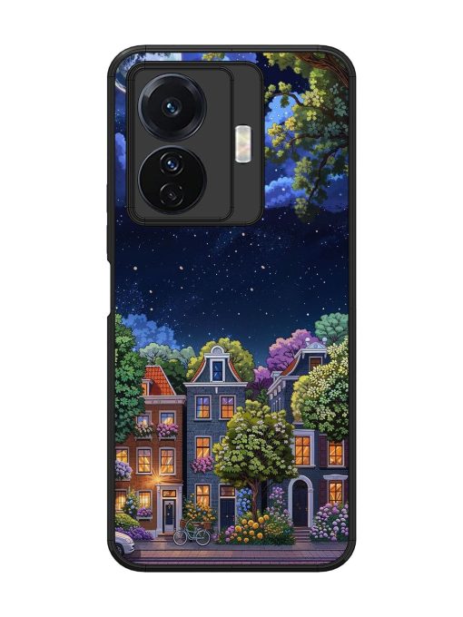 Moonlit Streets Glossy Soft Edge Case for Vivo T1 Pro (5G) Chachhi