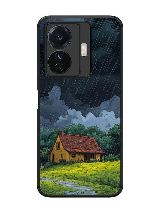 Rainy Day Retreat Glossy Soft Edge Case for Vivo T1 Pro (5G) Chachhi