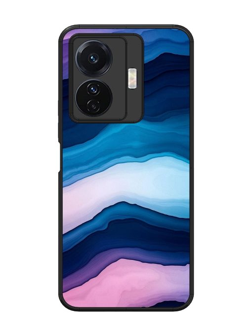 Oceanic Layers Glossy Soft Edge Case for Vivo T1 Pro (5G) Chachhi