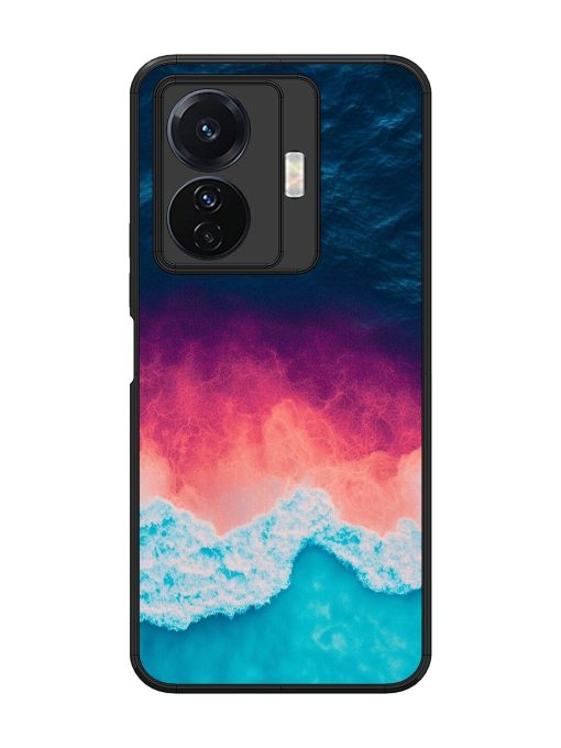 Where The Ocean Meets The Sky Glossy Soft Edge Case for Vivo T1 Pro (5G) Chachhi