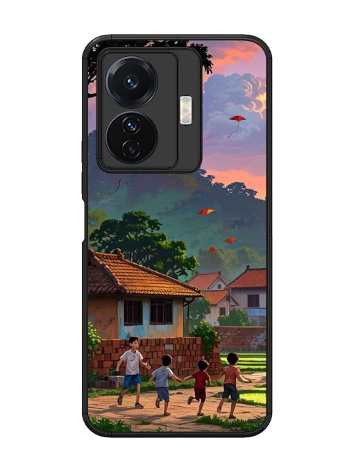 Sunset Play Glossy Soft Edge Case for Vivo T1 Pro (5G)