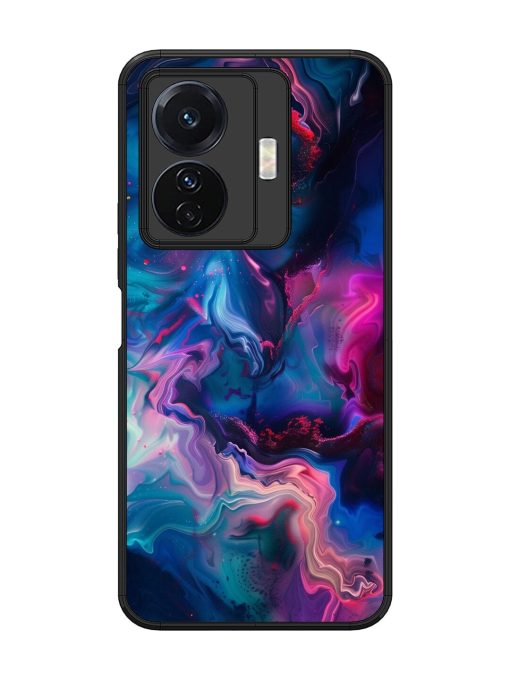 Cosmic Swirl Glossy Soft Edge Case for Vivo T1 Pro (5G) Chachhi