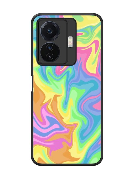 Whimsical Swirl Glossy Soft Edge Case for Vivo T1 Pro (5G) Chachhi