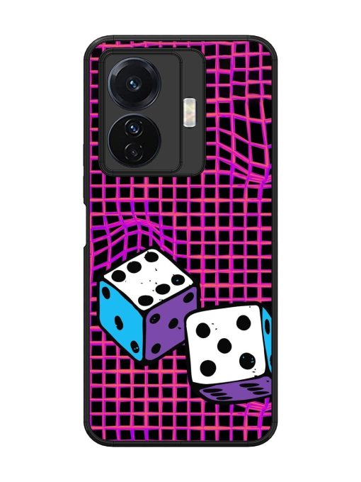 Glitched Dice Glossy Soft Edge Case for Vivo T1 Pro (5G) Chachhi