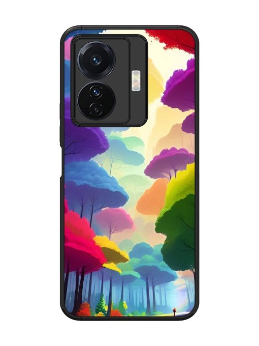 Rainbow Road Glossy Soft Edge Case for Vivo T1 Pro (5G) Chachhi