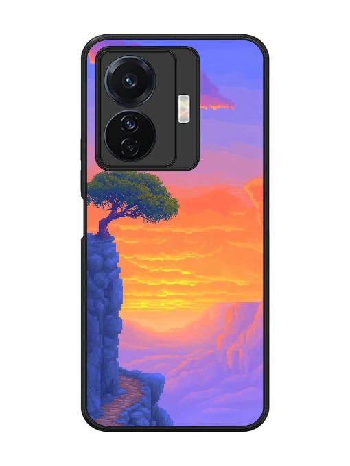 Cliffside Solitude Glossy Soft Edge Case for Vivo T1 Pro (5G) Chachhi