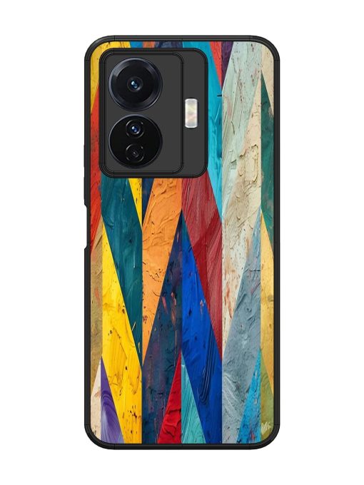 Abstract Tapestry Glossy Soft Edge Case for Vivo T1 Pro (5G) Chachhi