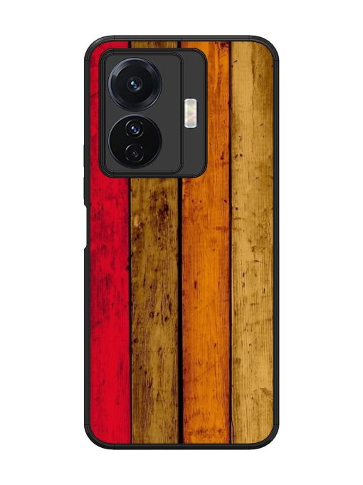 Colorful Woodgrain Glossy Soft Edge Case for Vivo T1 Pro (5G) Chachhi