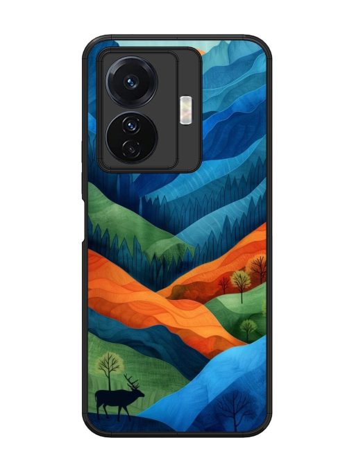 Layers Of The Land Glossy Soft Edge Case for Vivo T1 Pro (5G) Chachhi