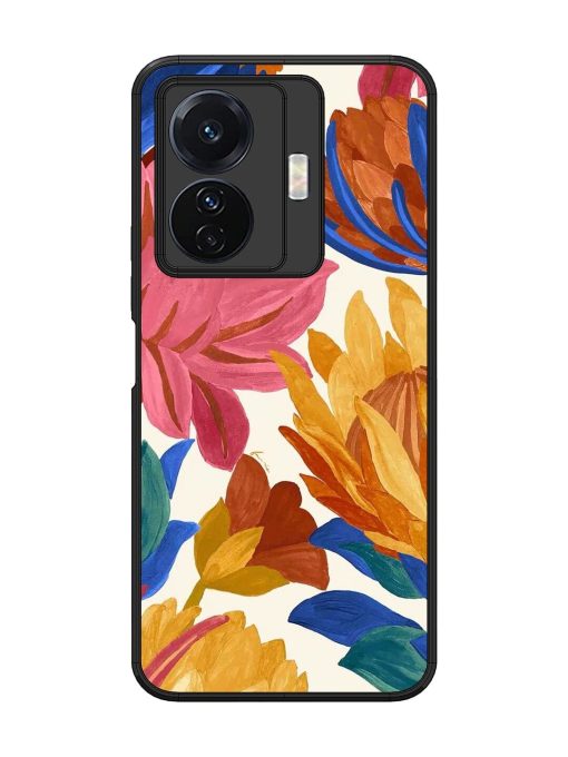 Blooming Tapestry Glossy Soft Edge Case for Vivo T1 Pro (5G) Chachhi