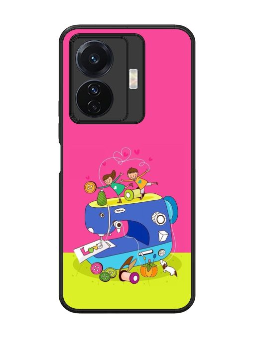 Sew Cute Glossy Soft Edge Case for Vivo T1 Pro (5G) Chachhi