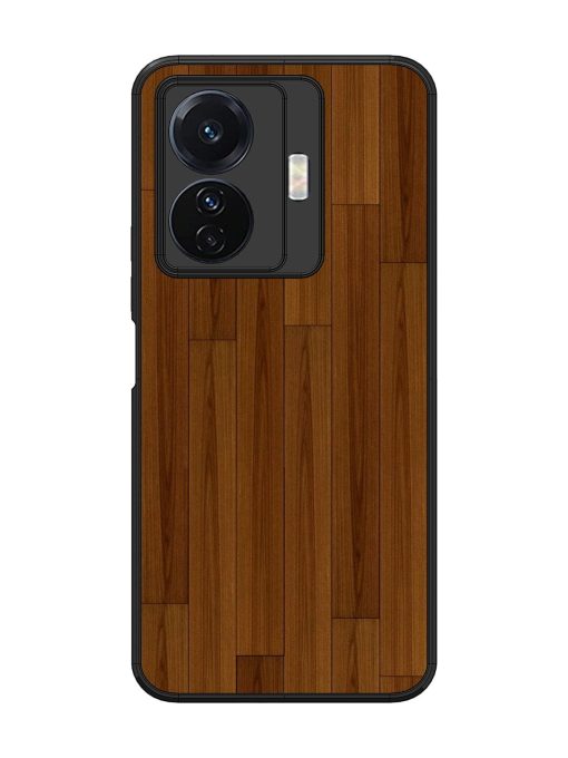 Warm Woodgrain Glossy Soft Edge Case for Vivo T1 Pro (5G)