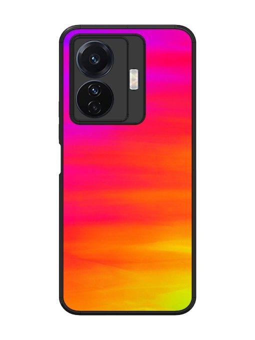 Neon Horizon Glossy Soft Edge Case for Vivo T1 Pro (5G) Chachhi