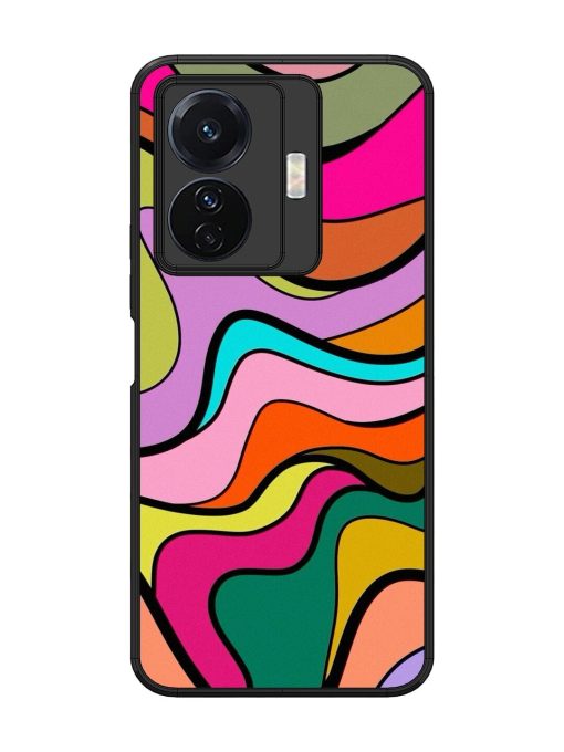 Wavy Wonder Glossy Soft Edge Case for Vivo T1 Pro (5G) Chachhi