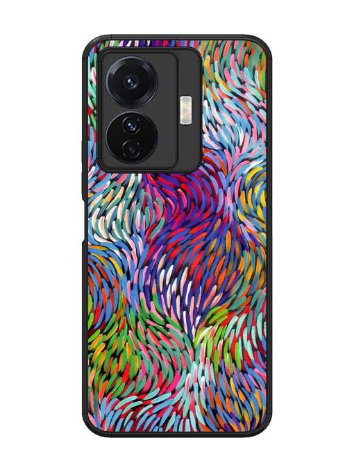 Vibrant Waves Glossy Soft Edge Case for Vivo T1 Pro (5G) Chachhi