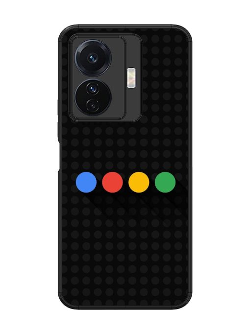 Google Dots Glossy Soft Edge Case for Vivo T1 Pro (5G) Chachhi