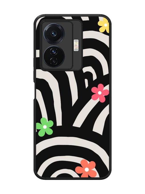 Rainbow Arcs Glossy Soft Edge Case for Vivo T1 Pro (5G) Chachhi