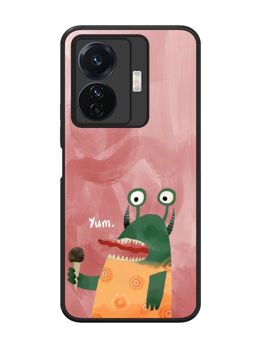 Hungry Monster Glossy Soft Edge Case for Vivo T1 Pro (5G) Chachhi