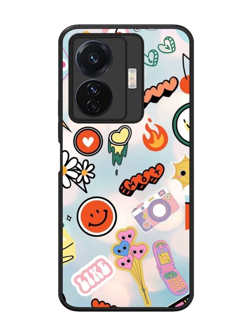 Cheerful Glossy Soft Edge Case for Vivo T1 Pro (5G) Chachhi