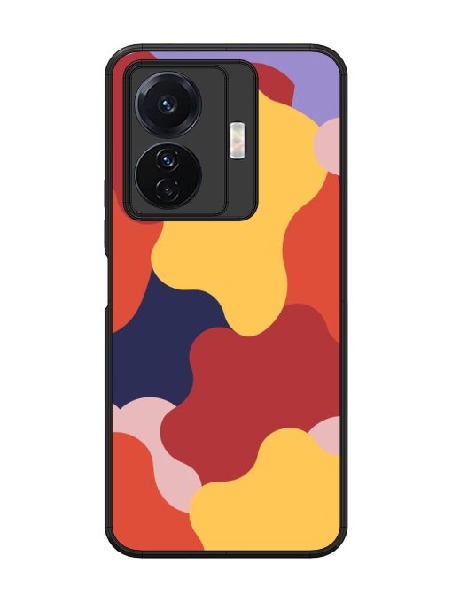 Gooey Color Chaos Glossy Soft Edge Case for Vivo T1 Pro (5G) Chachhi